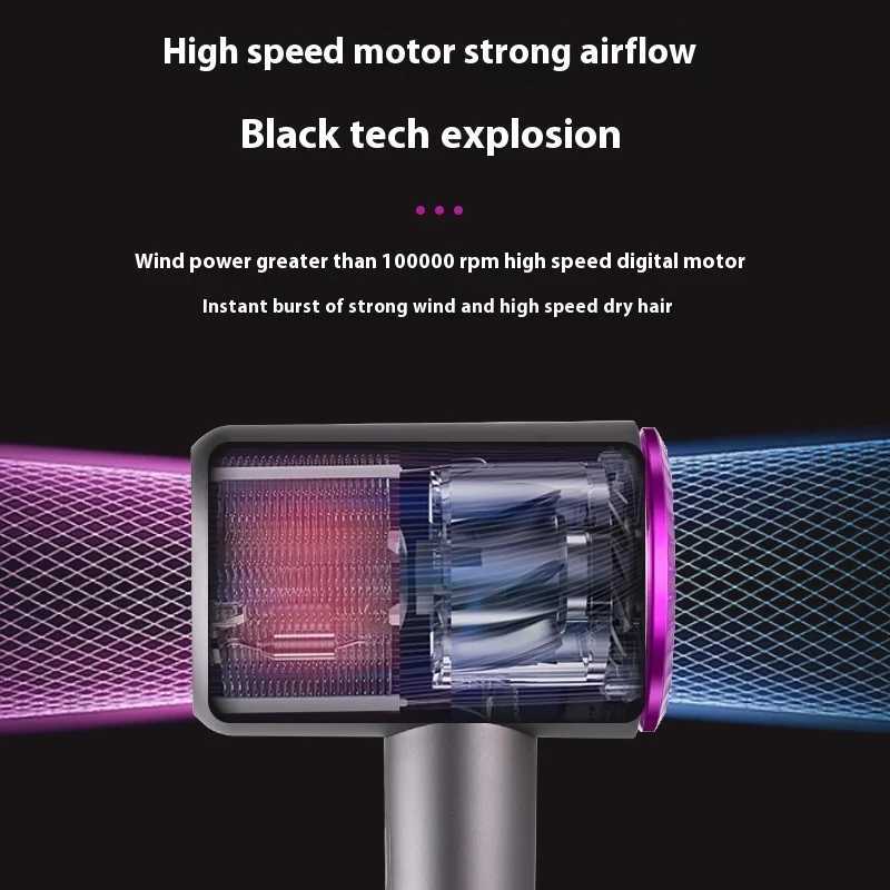 Negative ion hair dryer professional hair dryer efficient constant temperature hair dryer household and commercial hair XJ250605