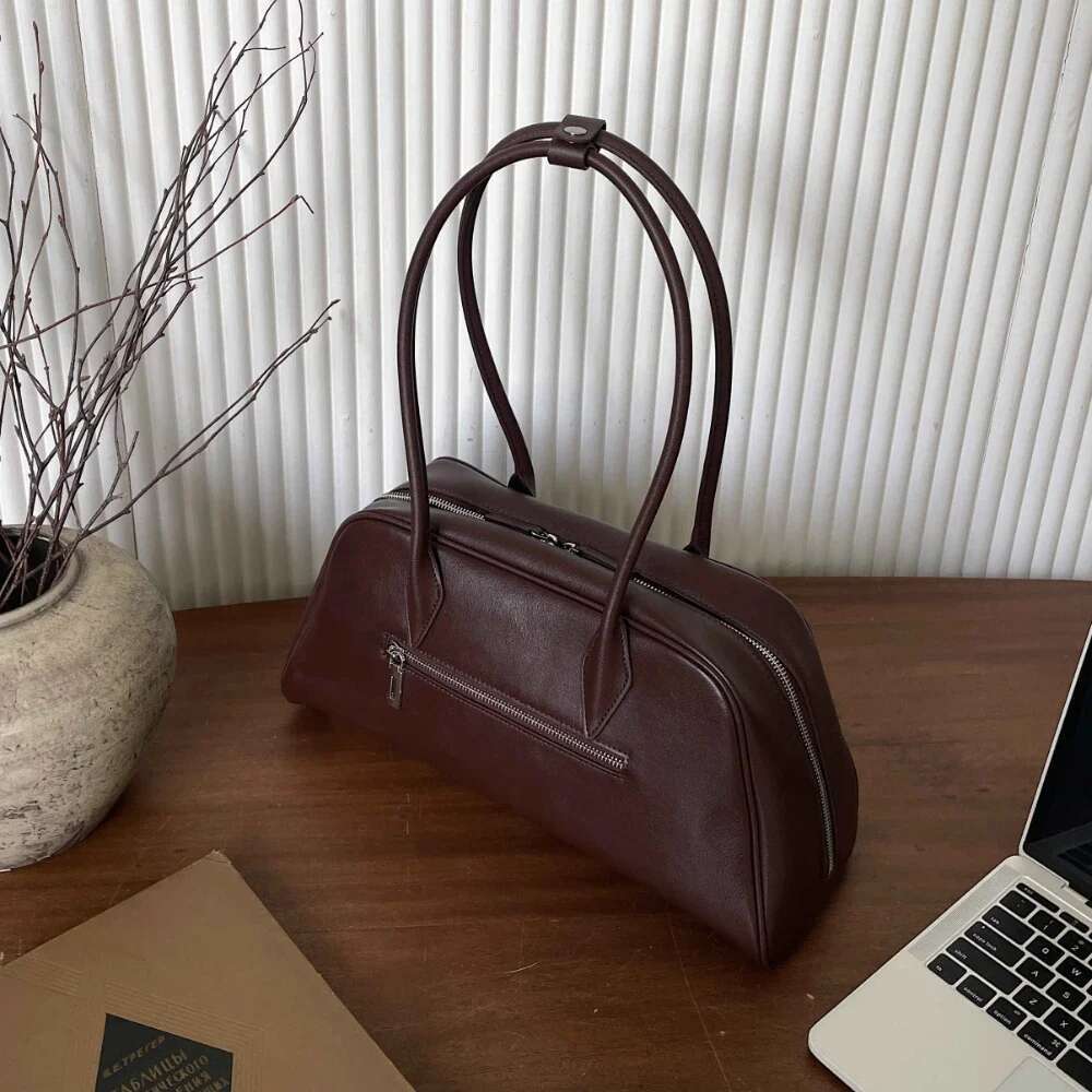 Motingsome Top Layer Cow Leather Shoulder Women Bags Retro Lady Underarm Saddle Bag Calfskin Causal Tote Purses Handbag 2025 New