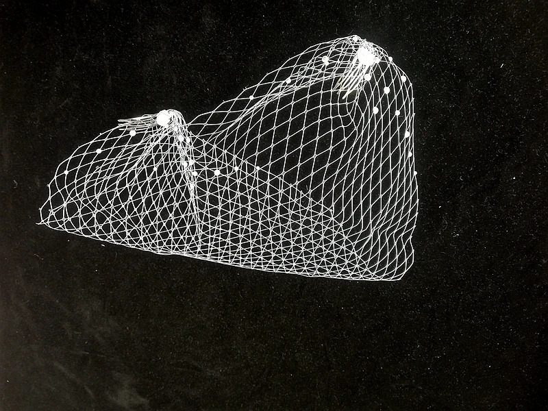 Bridal Birdcage Veil and Bride Beaded Birdcage Veil Blusher VeilShort Veil Silver Wedding Veil Velos De Novia 250530