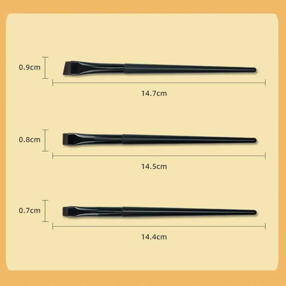 Cosmetics Brush Beauty Eye Liner Brush Flat Eyebrow Brush Angled Fine Eyeliner Brushes Makeup Brushes Liner Brow Brush W250605