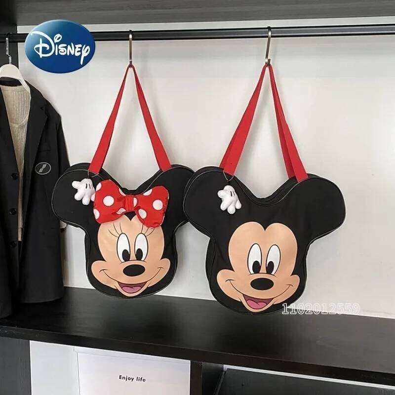 Minnie New Handbag Cartoon Fashion Shoulder Large Capacity Canvas Storage Women's Bag