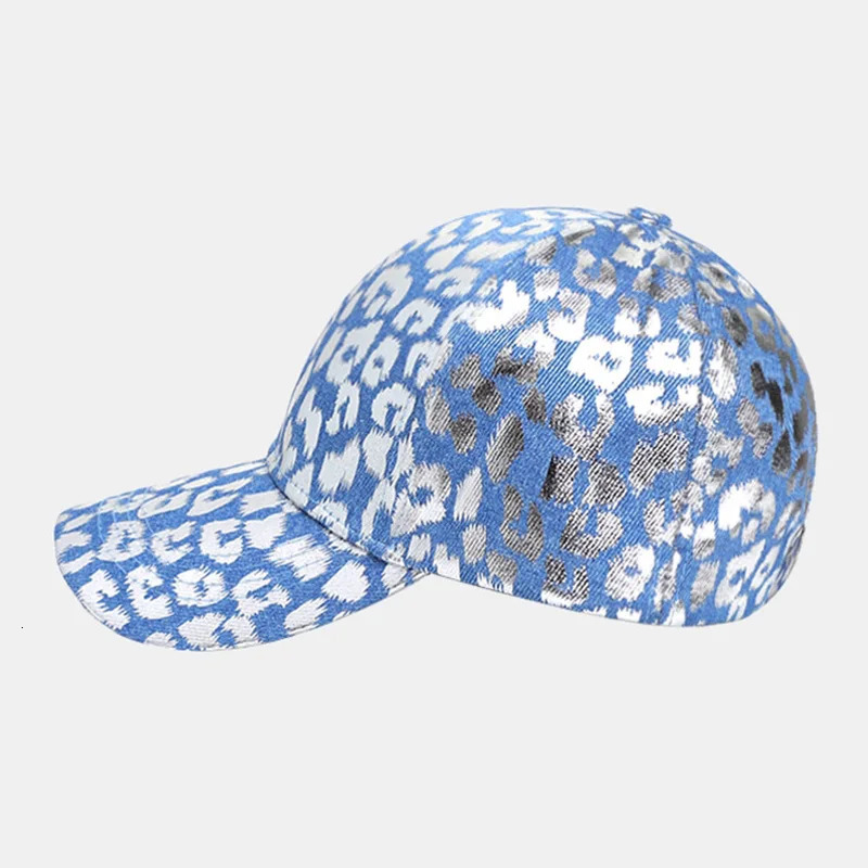 Leopard Print Plain Color Baseball Cap Breathable Sunshade Warm Couple Hat For Forthe four seasons 250603