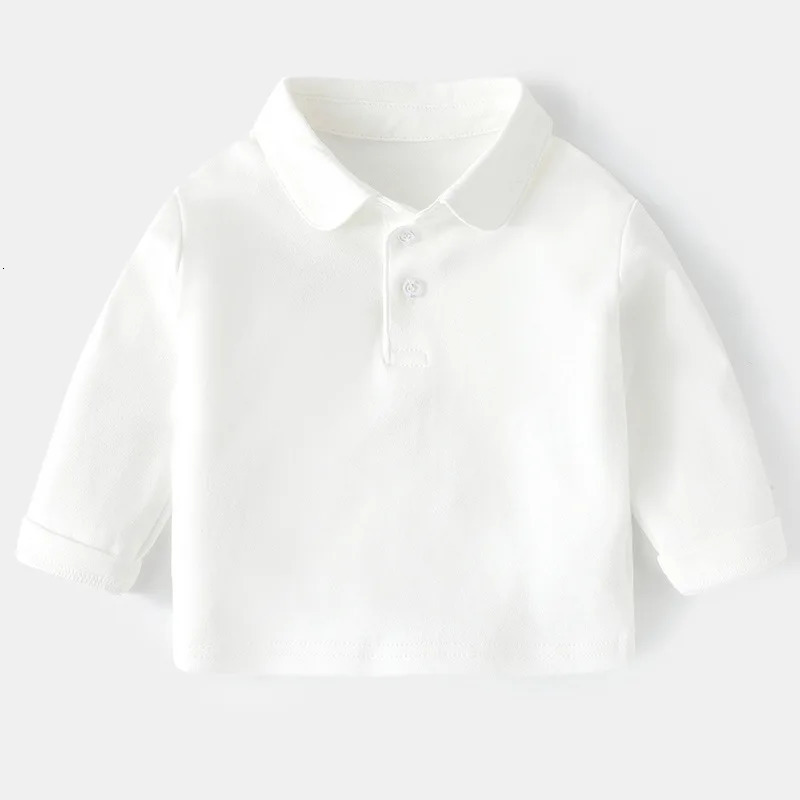 Baby POLO Shirt Long Sleeve T-shirt Boys Baby Girls Backing Spring Dress Kids Top Kids Shirt Casual Westernization 250604