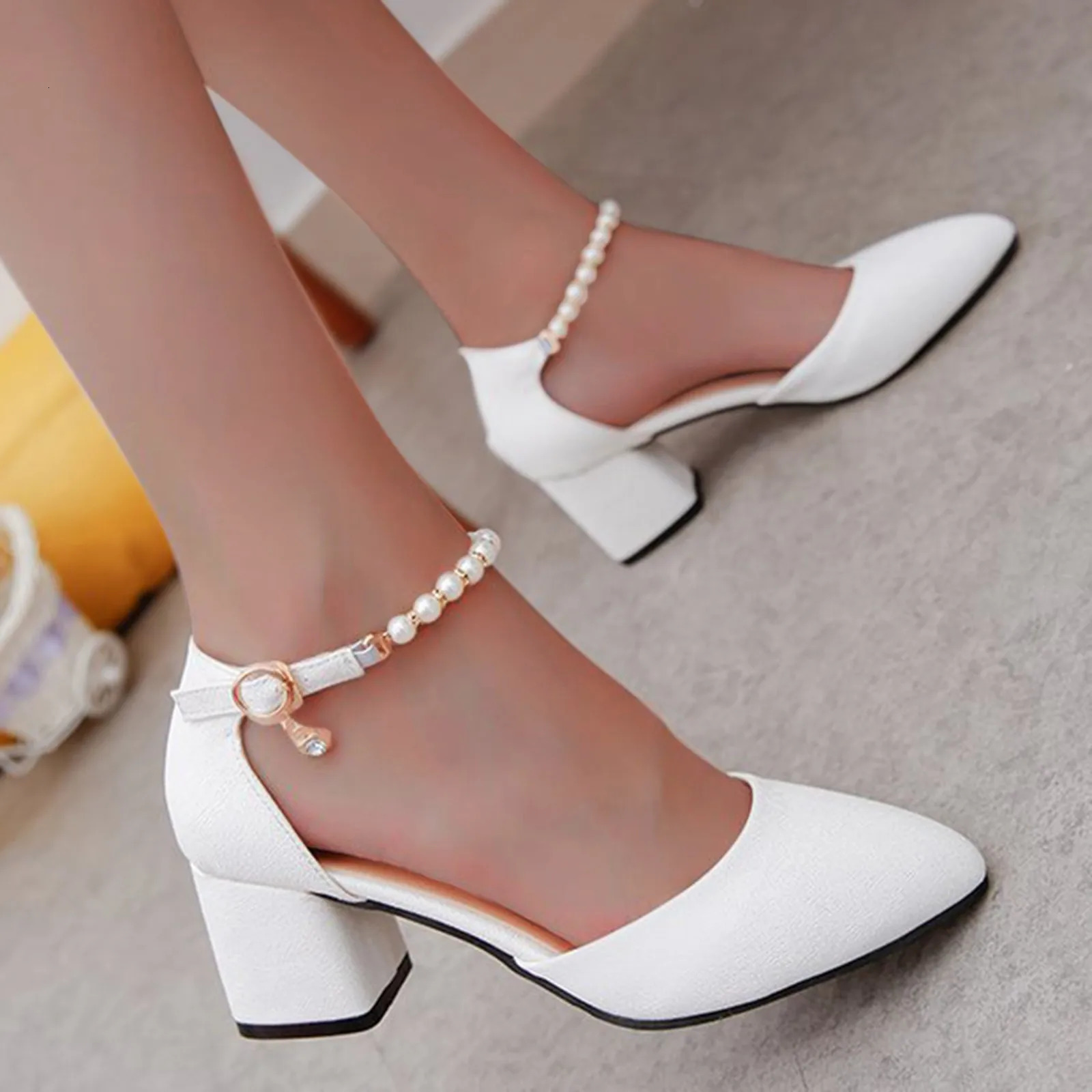 Dress Shoes For Women High Heels WomenS Sandals Fashion Casual Laceup Toeknob Wide Width Wedges Tacones 250605