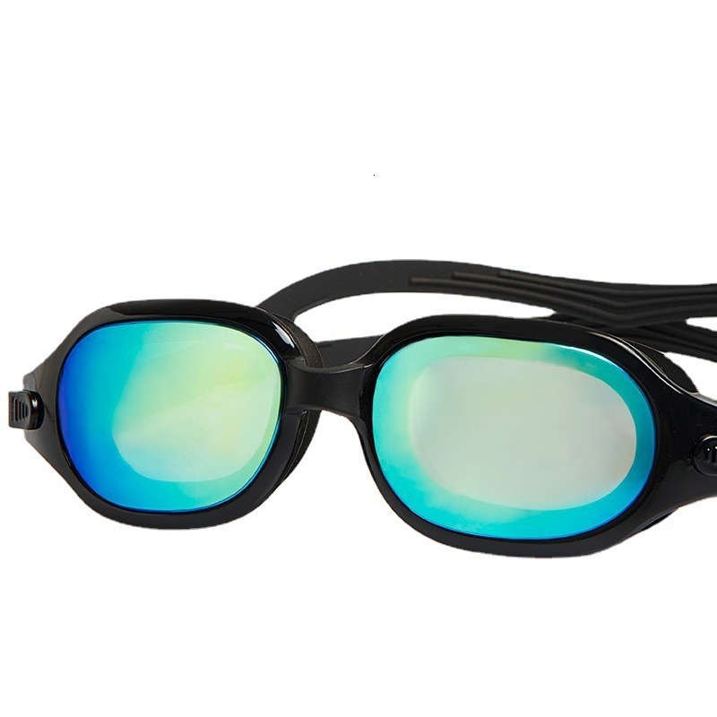 Adult Anti-Fog Mid-Frame Electroplated HD Diving Swimming Fashionable Swim Goggles