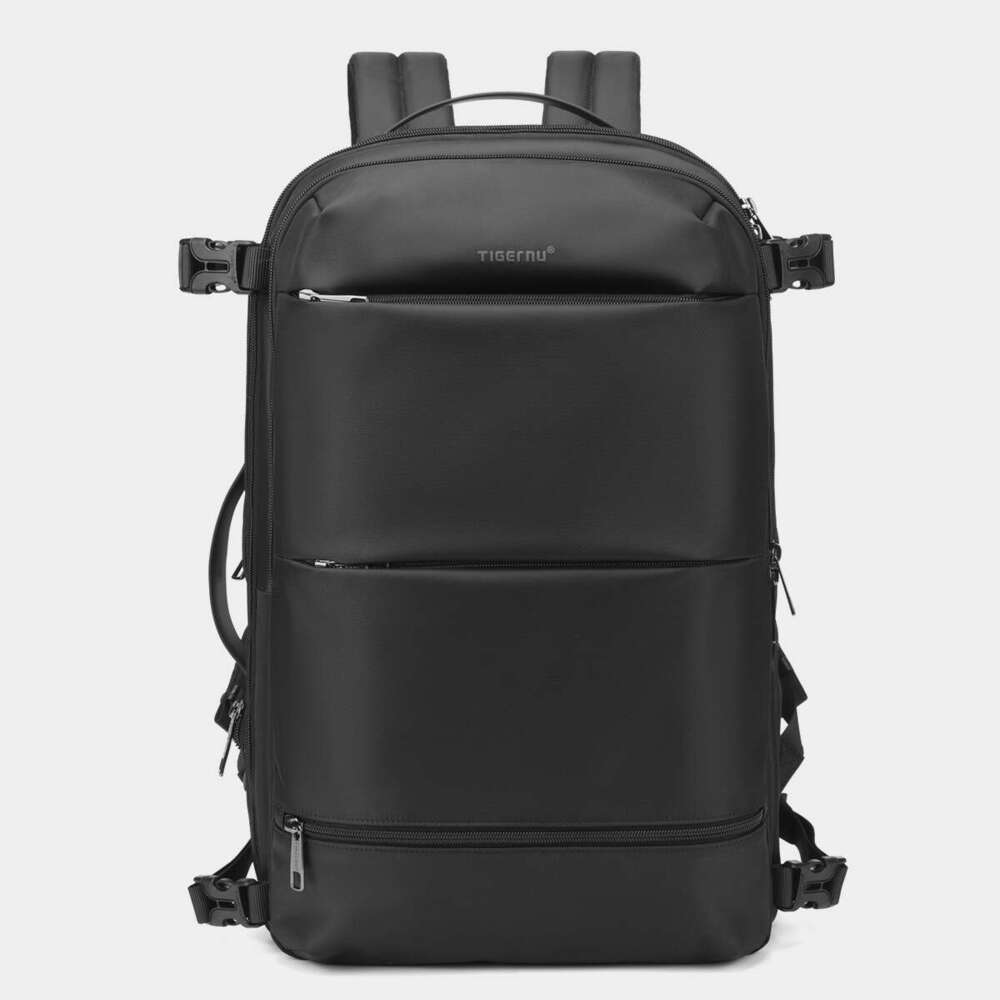 Tageno Business Vacuum Backpack Men's Expandable Large Capacity Multi-pocket Travel Laptop Bag