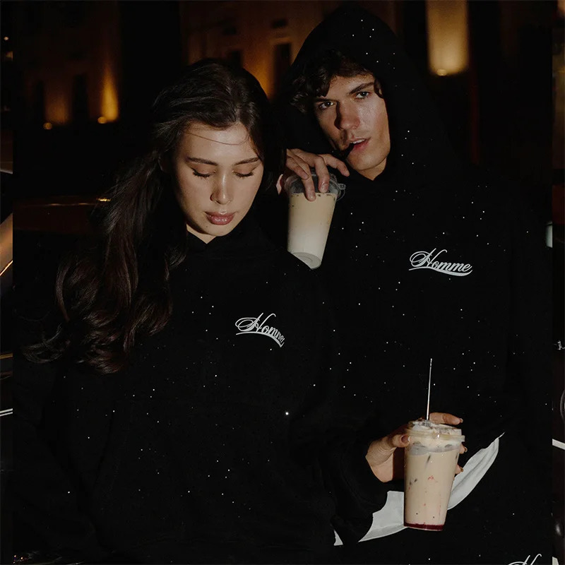 Latest style all shining on the street highend fashion set dance outdoor hiphop official website hoodie clearance activity 250604