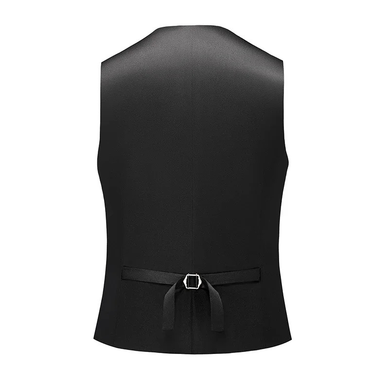 Men Jacquard Suit Vest Black White Grey 2024 Gentleman Wedding Prom Party Dress Tops 250605Z