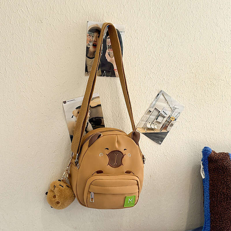 Cute Shoulder 2025 New Cartoon Capybara Mini Soft Adorable Small Crossbody Bag for Women