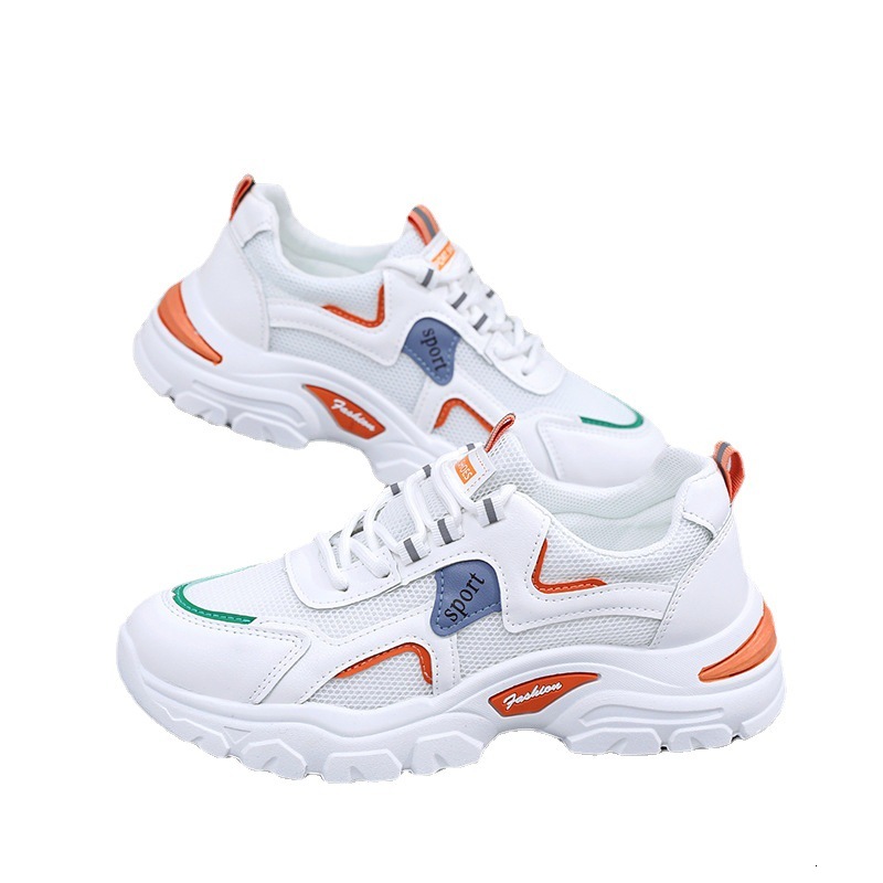 New Korean Style Dad Shoes For Women Spring Summer Breathable Casual Casual Shoes Versatile Ins Trend High Value Sneakers Ddmysaturn