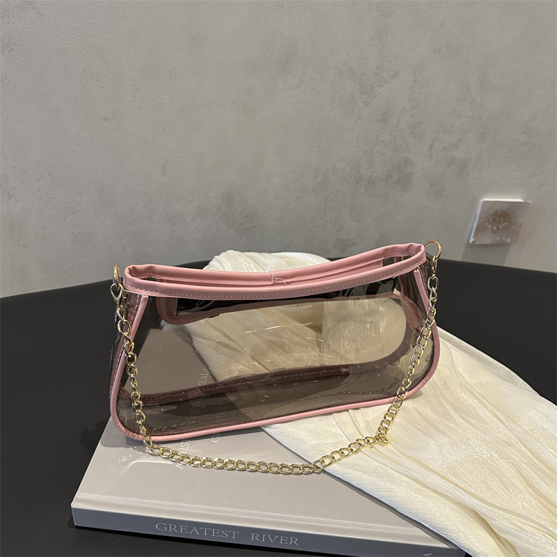 designer Vintage Texture 2025 Handheld Underarm Bag Stylish Korean Casual Niche Design Simple Commuter Solid Color Crossbody Bag