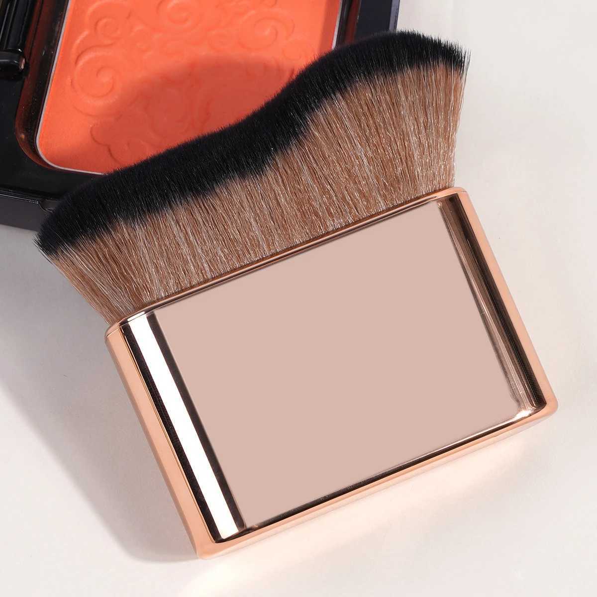 Foundation Brush Large Makeup Brushes for Contouring Tanning Liquid Foundation Cream B Soft Bristle Brush Makeup Tool W250605