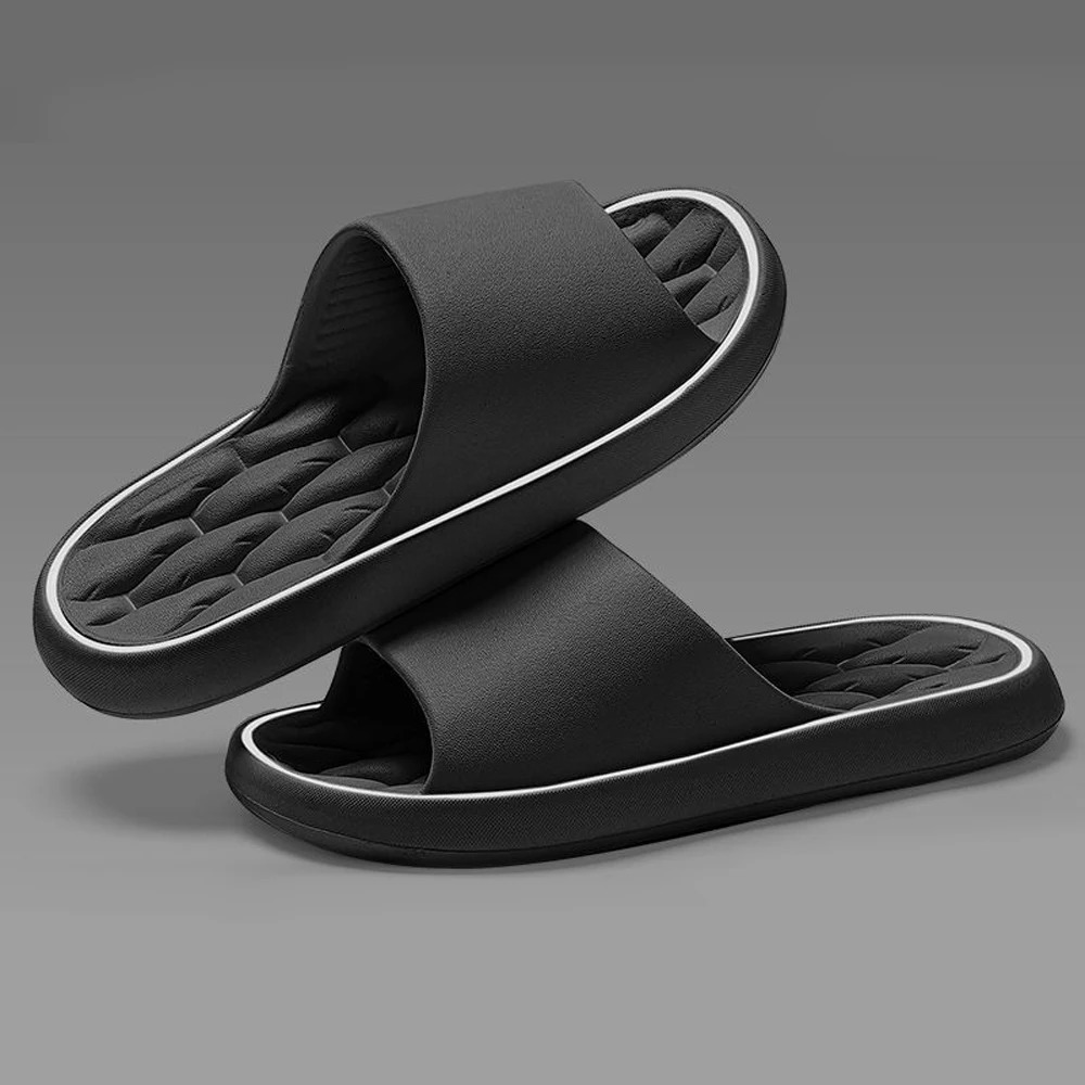 BASATU Fashion Summer Cartoon Home Shoes Non-slip Soft Slides Lithe Comfort Sandals Men Women Couple Slippers Trendy Slippers 250605