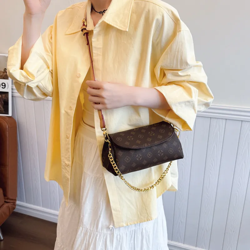 Designer Bag Fashion Shoulder Bag Luxury Bag Classic Old Flower Crossbody Designer 2025 New Elegant Vintage Flower Ladies Crossbody Bag