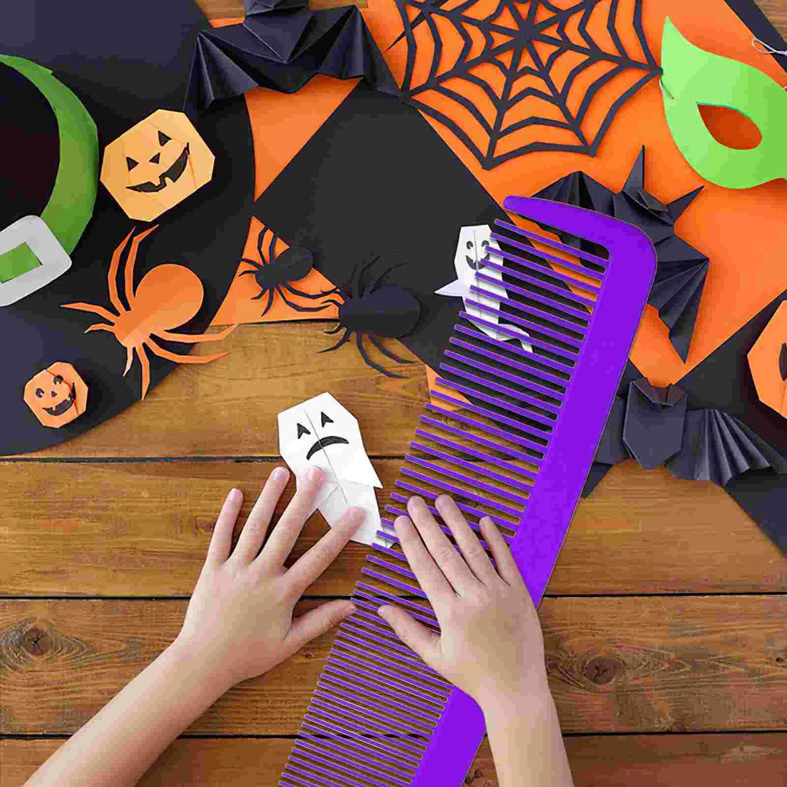 3 Pcs Giant Comb Huge Comb Prop Party Decorative Comb Carnival Accessories Wide Tooth Comb Combs Hair Care Styling Halloween 250603