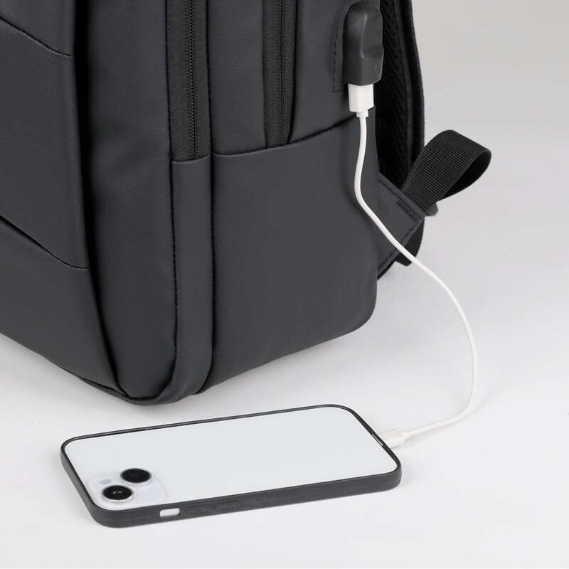 Business Backpack Laptop Men's High-End Simple Double Shoulder Versatile Student Large Capacity Travel Bag