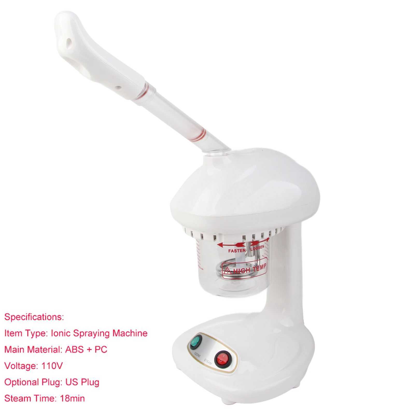 110V Ionic Spraying Machine Advanced Facial Steamer Ozone Steaming Skin Care Salon Spa And Home Face Moisturizing Cleaning XJ250607