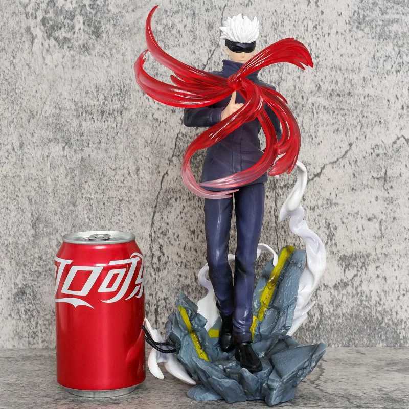 28cm Anime Jujutsu Kaisen Gojo Satoru Kids Toys PVC Model Statue Collection Brinquedos Action Figure Birthday Toys GiftXJ250605