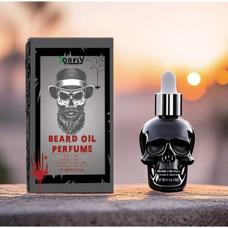 Mens Beard Care Perfume Oil 15ml Gentleman Fragrance Long-lasting Fragrance Brand Skull Perfume Portable Fresh Eau De Parfum W250605