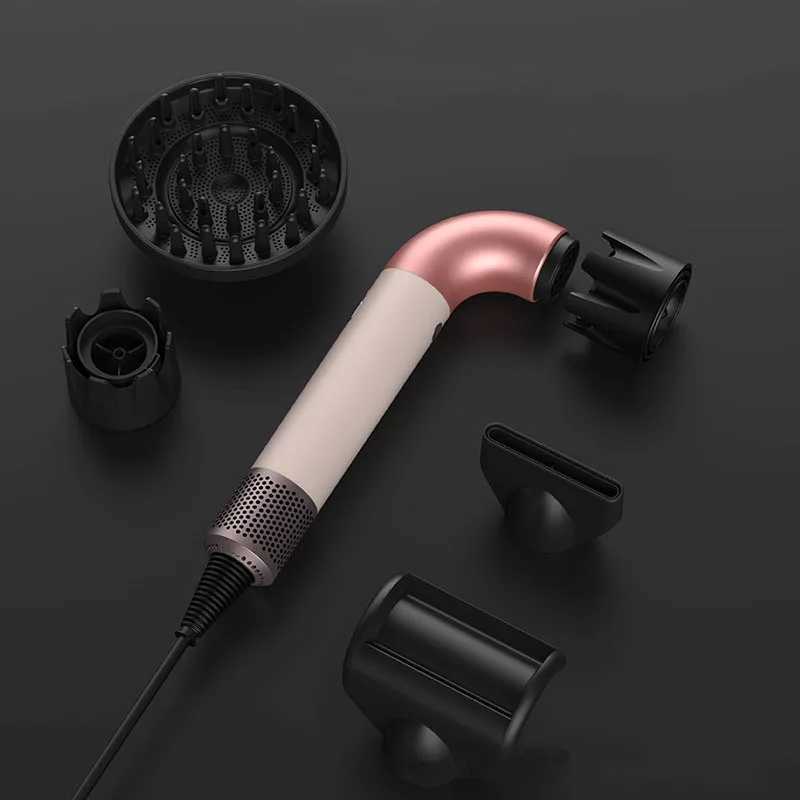 4 Nozzles Hair Dryer High Speed Hair Blower Quick Drying Negative Ion Hair Dryer XJ250605