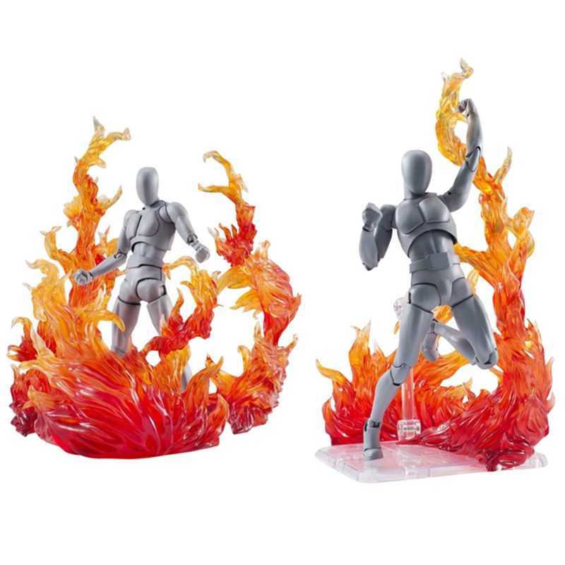 Ice Special Effects and Whirlwind Flame Scene Effects Decoration Toys Luffy Ace Action Figures Mode Toys Bakugou no Hero Dolls XJ250605