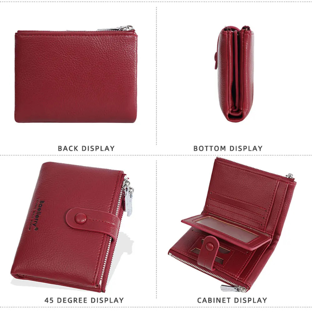 Fashion Women Wallets High Quality Double Zipper Buckle Coin Purses Large Capacity Card Holder Simple Wallet For Girls 250605