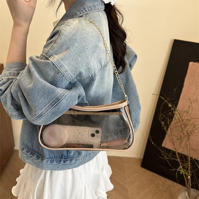 designer Vintage Texture 2025 Handheld Underarm Bag Stylish Korean Casual Niche Design Simple Commuter Solid Color Crossbody Bag