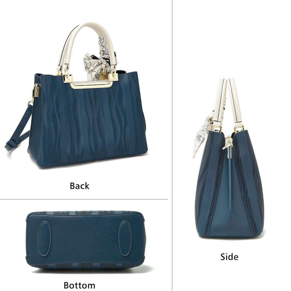 Women's Bags Designer LAORENTOU Elegant Women Tote Handbag Fashion Large Shoulder Cowhide Design Lady Crossbody Bag Purse Gift For Wife,Mom