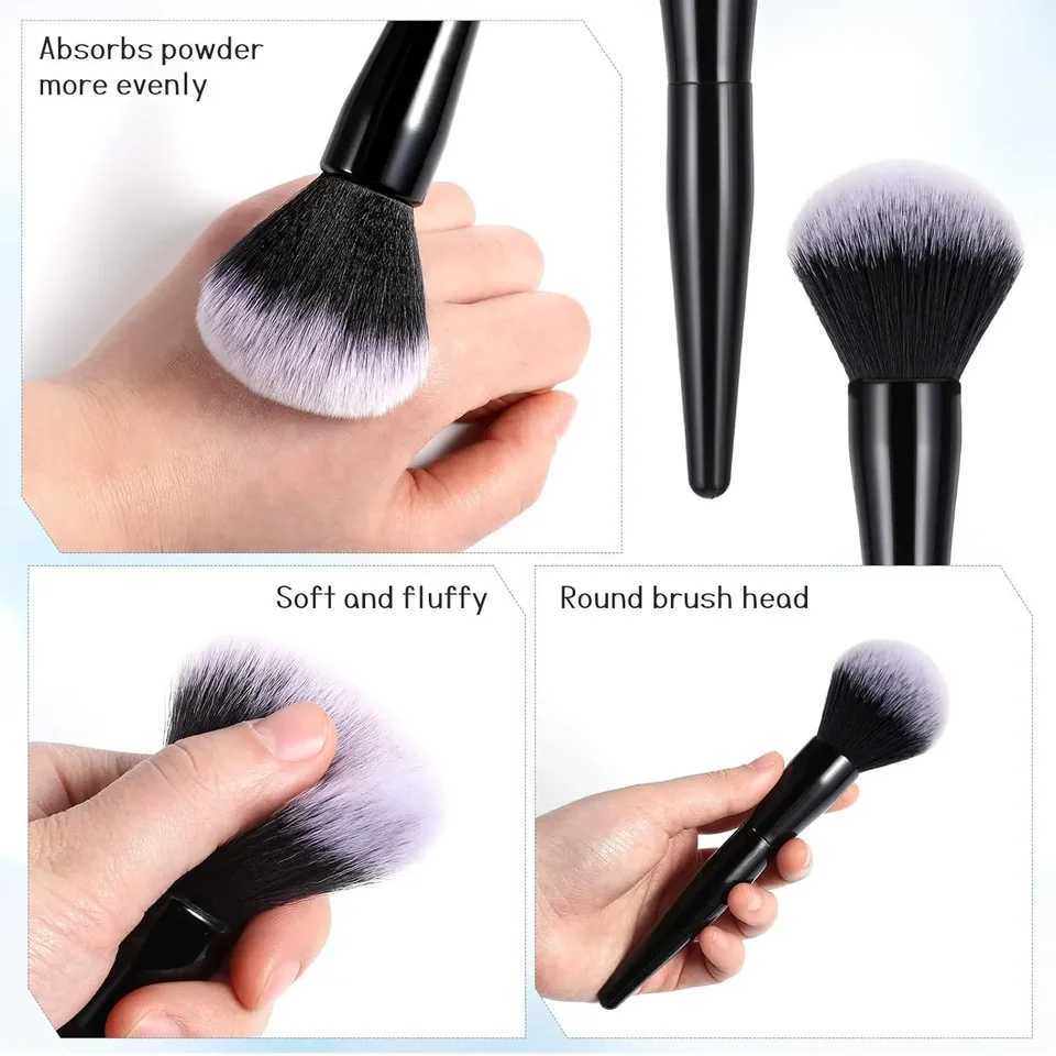 Single large round-headed powder brush ultra-soft highlighter brush soft powder brush b brush makeup brush toolW250605