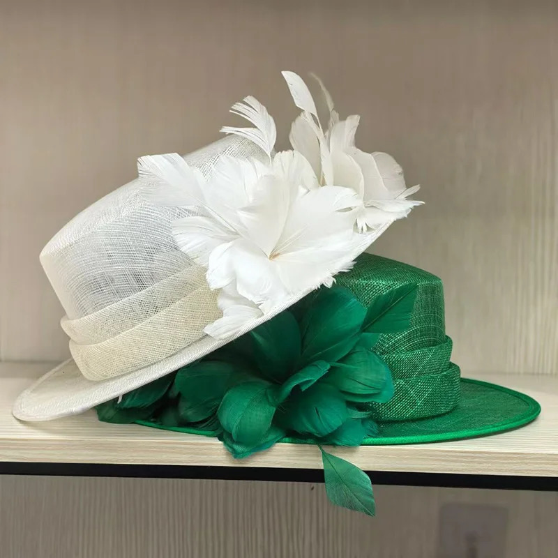 Spring Summer Fashion Linen Material Fisherman Bucket Hat For Women Bow Decoration Flat Top Fedora Hat Elegant Quality Sun Hat 250605