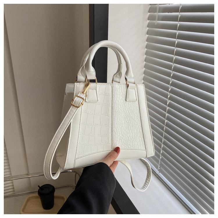 designer 2025 Spring/Summer New Fashion Stone Pattern Handbag Shoulder Crossbody Small Bag for Women Supports Wholesale and Mixed Orders