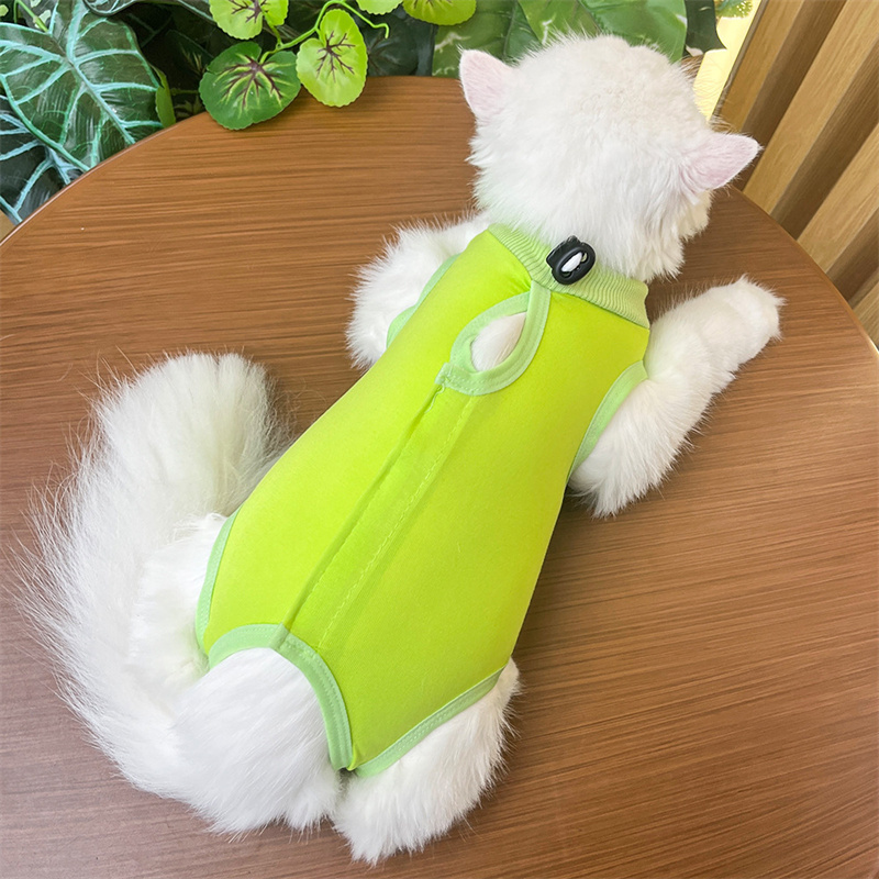 Cat Sterilization Vest Anti-licking Recovery Clothes Puppy Jumpsuit Kitten Sterilization Suit for Small Medium Dogs Cat Supplies