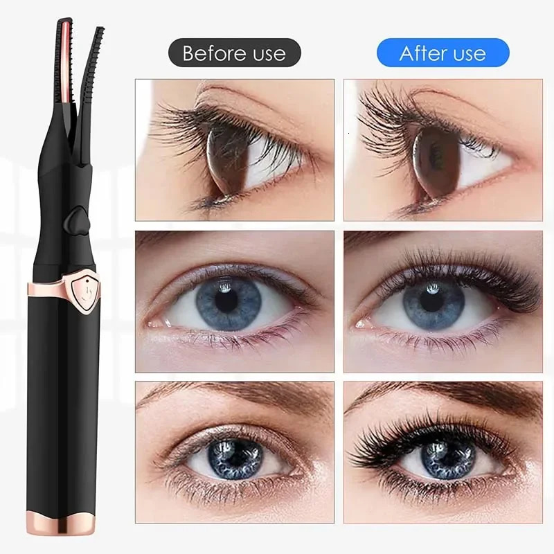 Electric Eyelash Curler Electric Long-Lasting Styling Portable Electric Heating No Damage to Eyelash Curling Artifact 250604