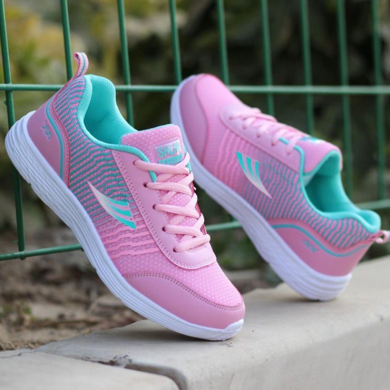 Casual Comfortable Korean Style Women S Spring Summer Student Running Mesh Casual Shoes Breathable Sports Shoes Ddmysaturn