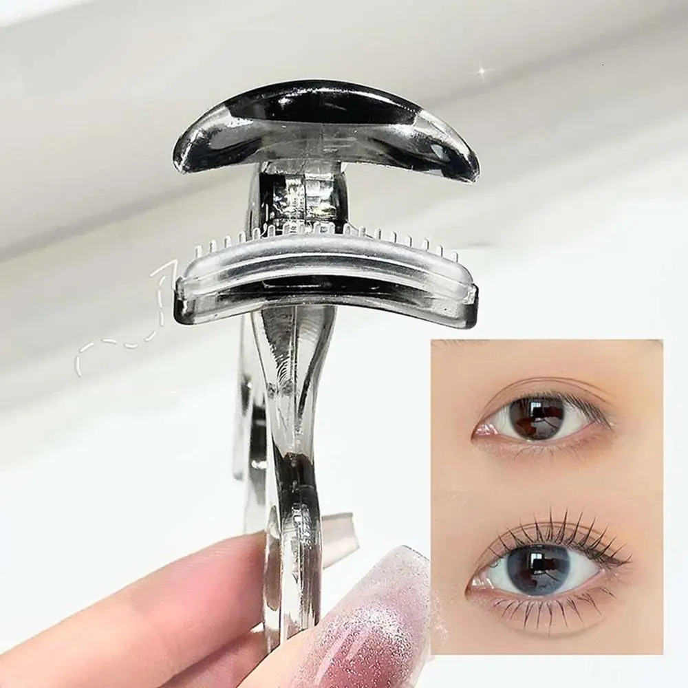 Portable Wide-Angle Eyelash Clip Lasting Eyelash Curler with Frameless Toothed Comb Professional Curling Tool Eye Makeup Tool 250604