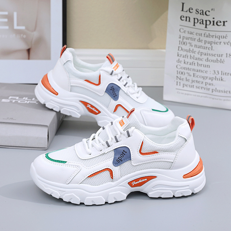 New Korean Style Dad Shoes For Women Spring Summer Breathable Casual Casual Shoes Versatile Ins Trend High Value Sneakers Ddmysaturn