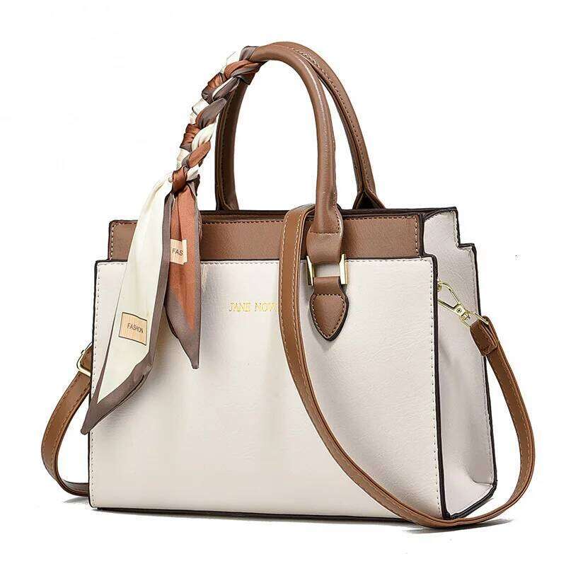 Women's Bags Designer Large Capacity Commuter High Quality Leather Women's Handbag New Mom Shoulder Female Crossbody Bag