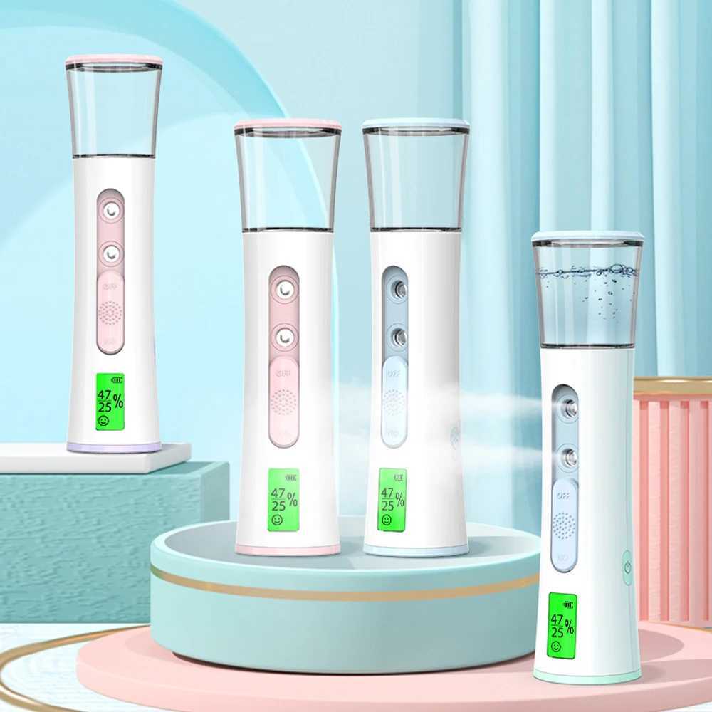 Ultrasonic Nano Mist Sprayer Cooler Face Steamer Moisturizer Steamer Humidifier Facial Mister Nebulizer Cooler Skin Care Tool XJ250607