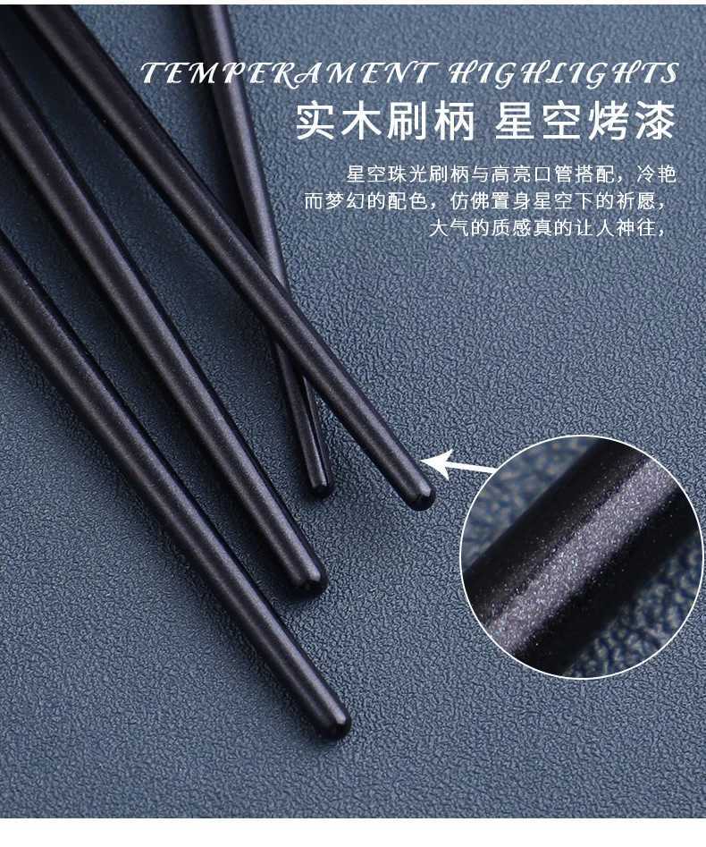 1pc Pro animal hair B Makeup brushes Face eye detail Eyeshadow Make up brushes Eye Shadow Highlight Smudge eyebrow essential W250605