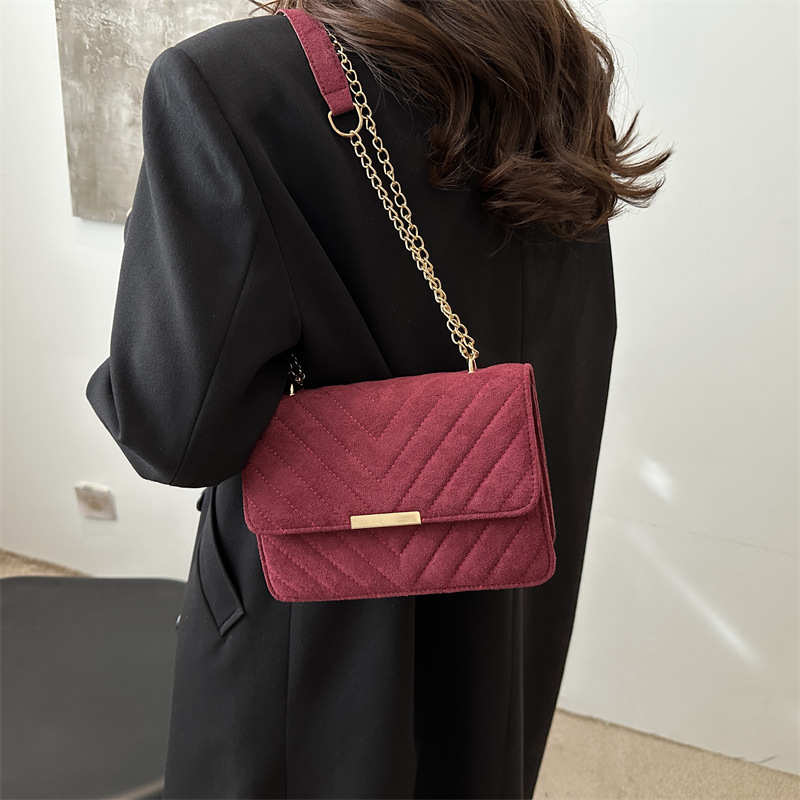 designer 2025 Spring New Textured INS Small Square Bag Retro Fashion Simple Niche Bag for Women Commuting Crossbody Bag