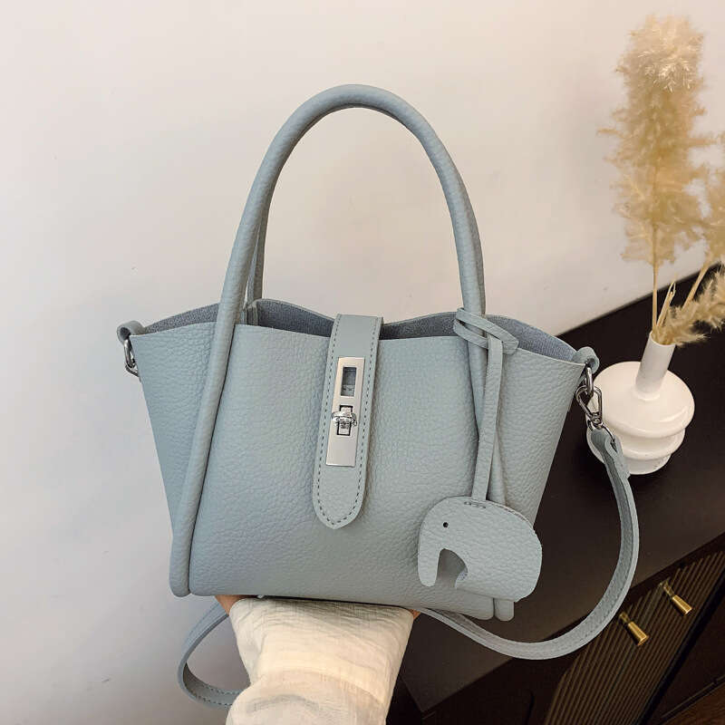 Fashion Handheld Bucket New Versatile Trendy Commuter Small Square Casual Shoulder Crossbody Bag for Women