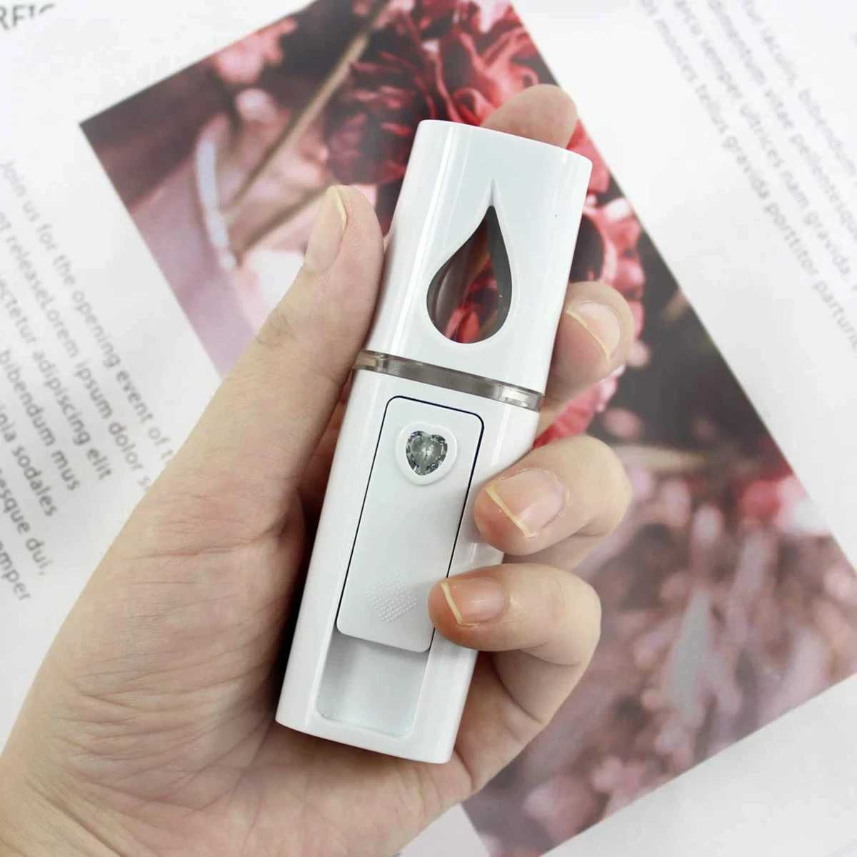 20ml Face Steamer Air Humidifier Mini Nano Facial Sprayer NebulizerPortable Hydrating Anti-aging Wrinkle Women Beauty Skin CareXJ250607