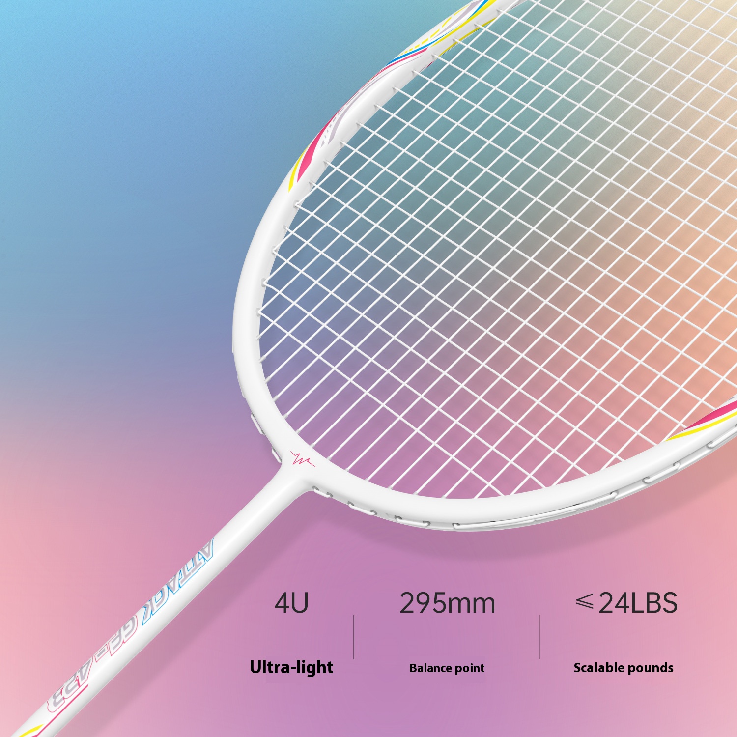 Beginner Friendly Carbon Composite Badminton Raquets Durable Responsive Design