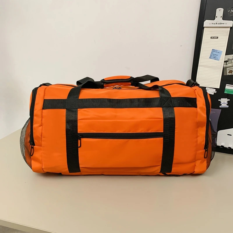 Large-Capacity Short-Distance Business Trip Travel Bag Training Storage Bag Lightweight Independent Shoe Compartment Fitness Bag 250530