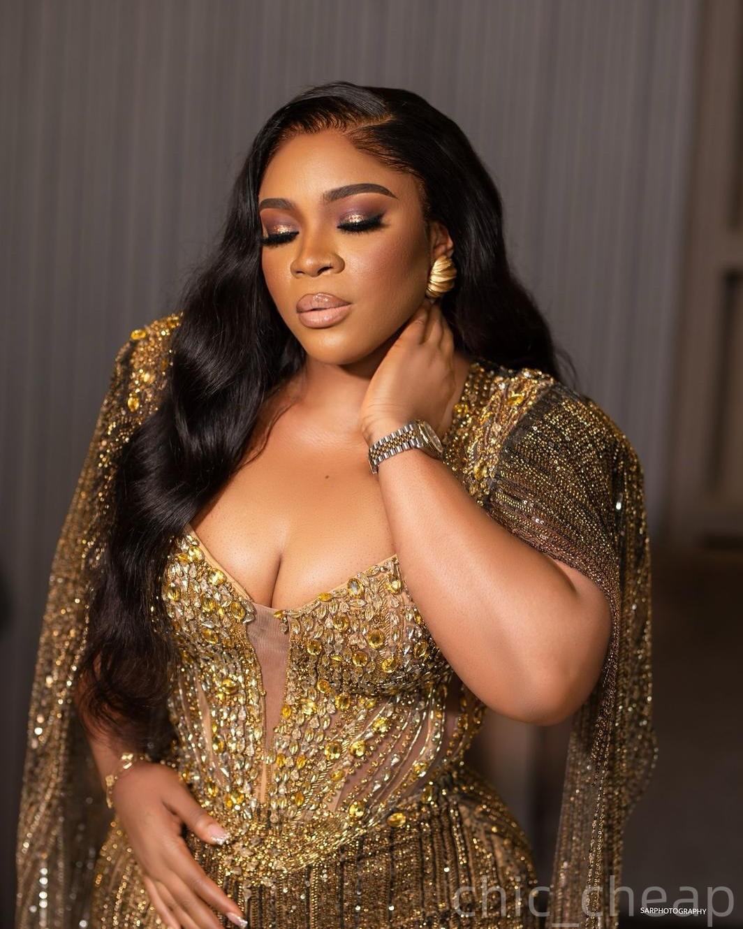 Brown Mermaid Prom Dresses 2025 Illusion Crystals Sequined Evening Formal Party Second Birthday Engagement Gowns Plus Size Dress For Special Occasions