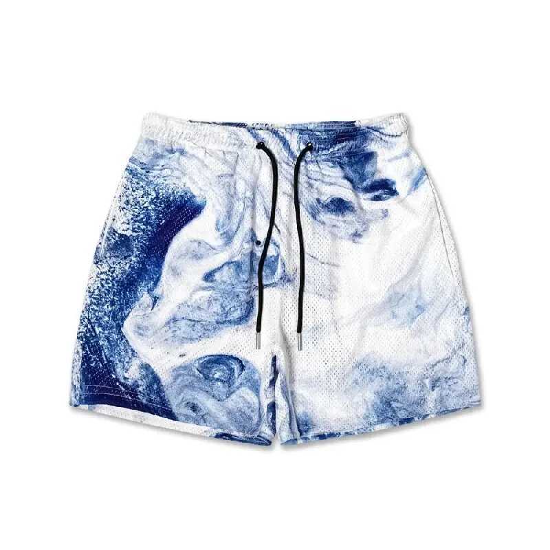 Mens Anime 3D Printed Beach Shorts Elastic Waist Anime Shorts Harman Printed Street Casual Loose Shorts XJ250605