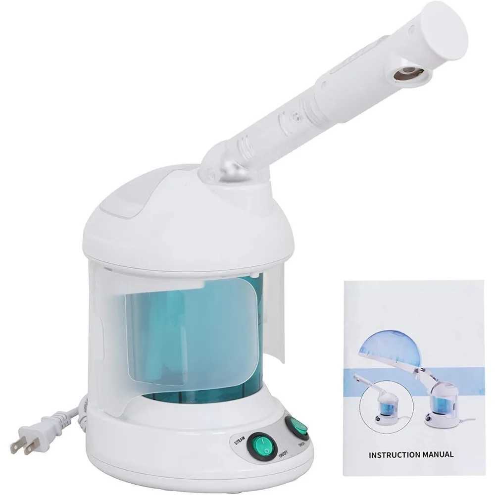 Portable 3 in 1 Mini Facial Steamer Ozone Hair Table Top Home Salon Spa Face Steamer Beauty Skin Care Facial Atomizer w XJ250607