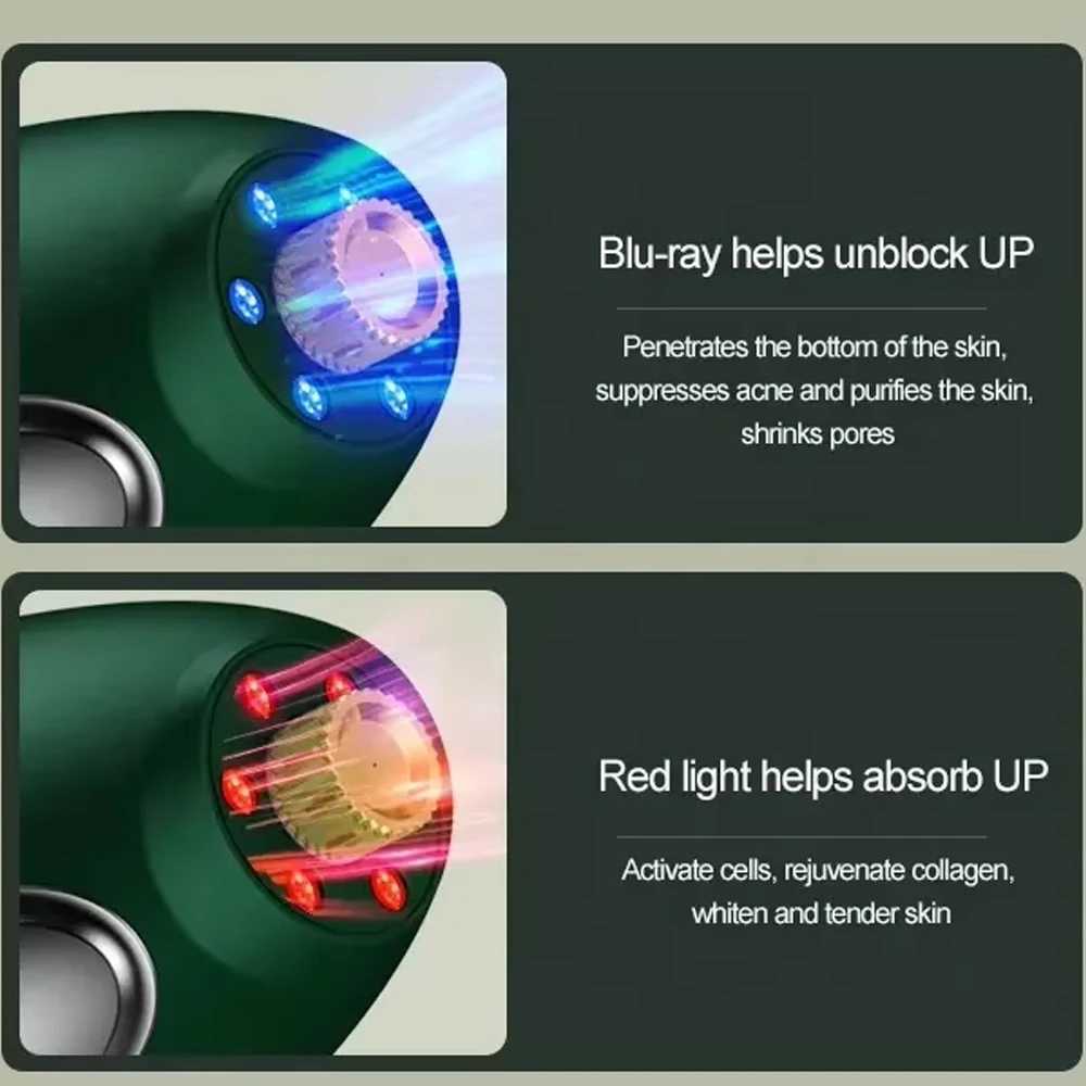 Blue Red Light Skin Moisturizing Nano Mist Sprayer Portable Airbrush Facial Steamer Spray Skincare Oxygen Facial MaChineXJ250607