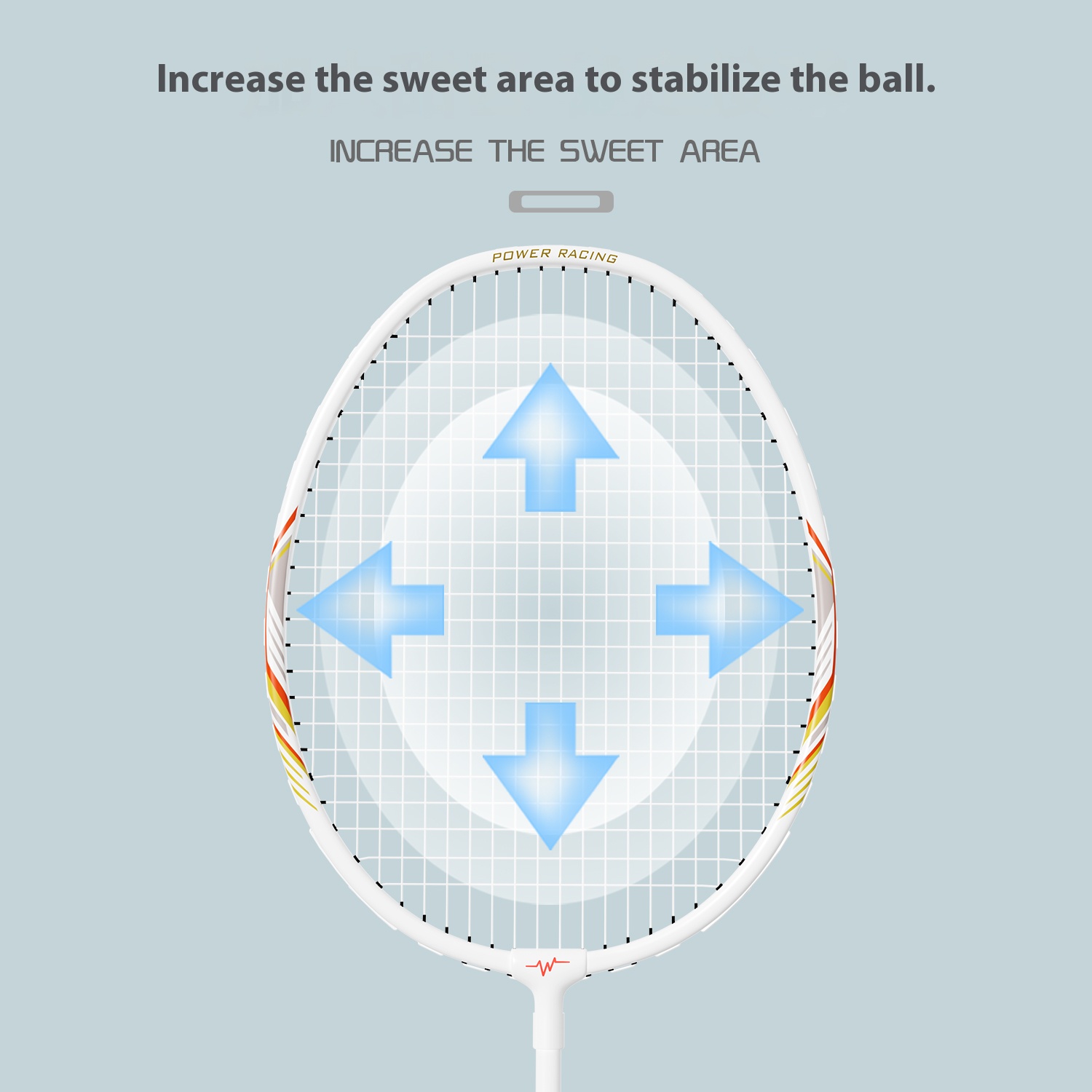 Ultra-Light Alloy Badminton Racket for Beginners Durable Easy-to-Handle Training Gear