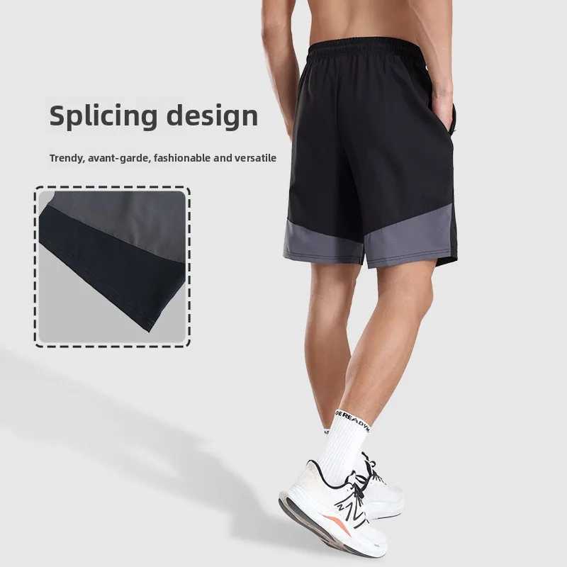 Running Sports Shorts Mens Quick-drying Ice Silk Marathon Summer Thin Section Fitness Leisure Track and Field Training PantsXJ250605